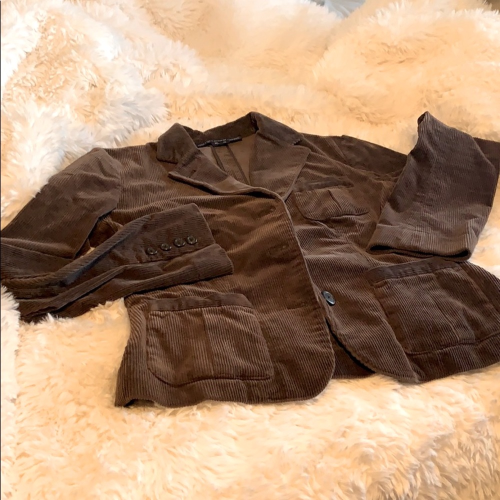 Ralph Lauren Corduroy Brown Blazer 12